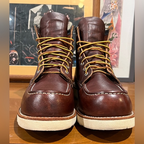 Like-New Red Wing Heritage Classic Moc Boots in Briar Oil Slick Leather - 8138 - Picture 3 of 8